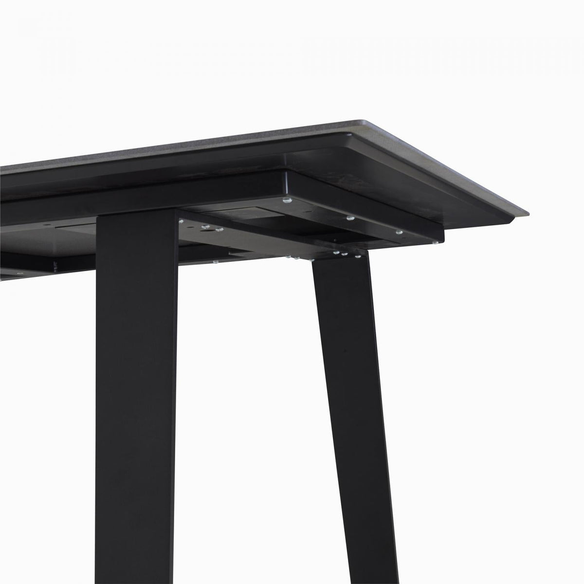VILNA - Table repas 240x100 - grès anthracite