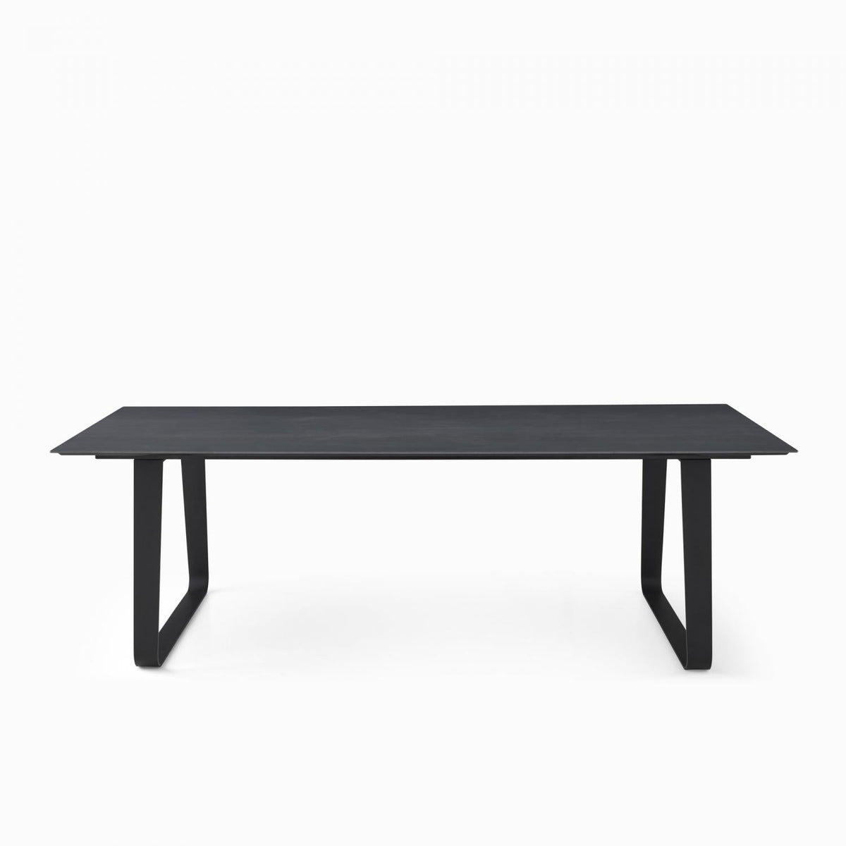 VILNA - Table repas 240x100 - grès anthracite
