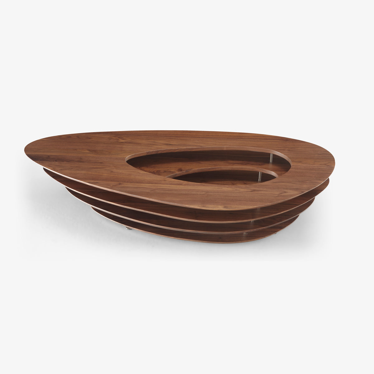 INTERSTICE - Table basse Noyer – Cinna