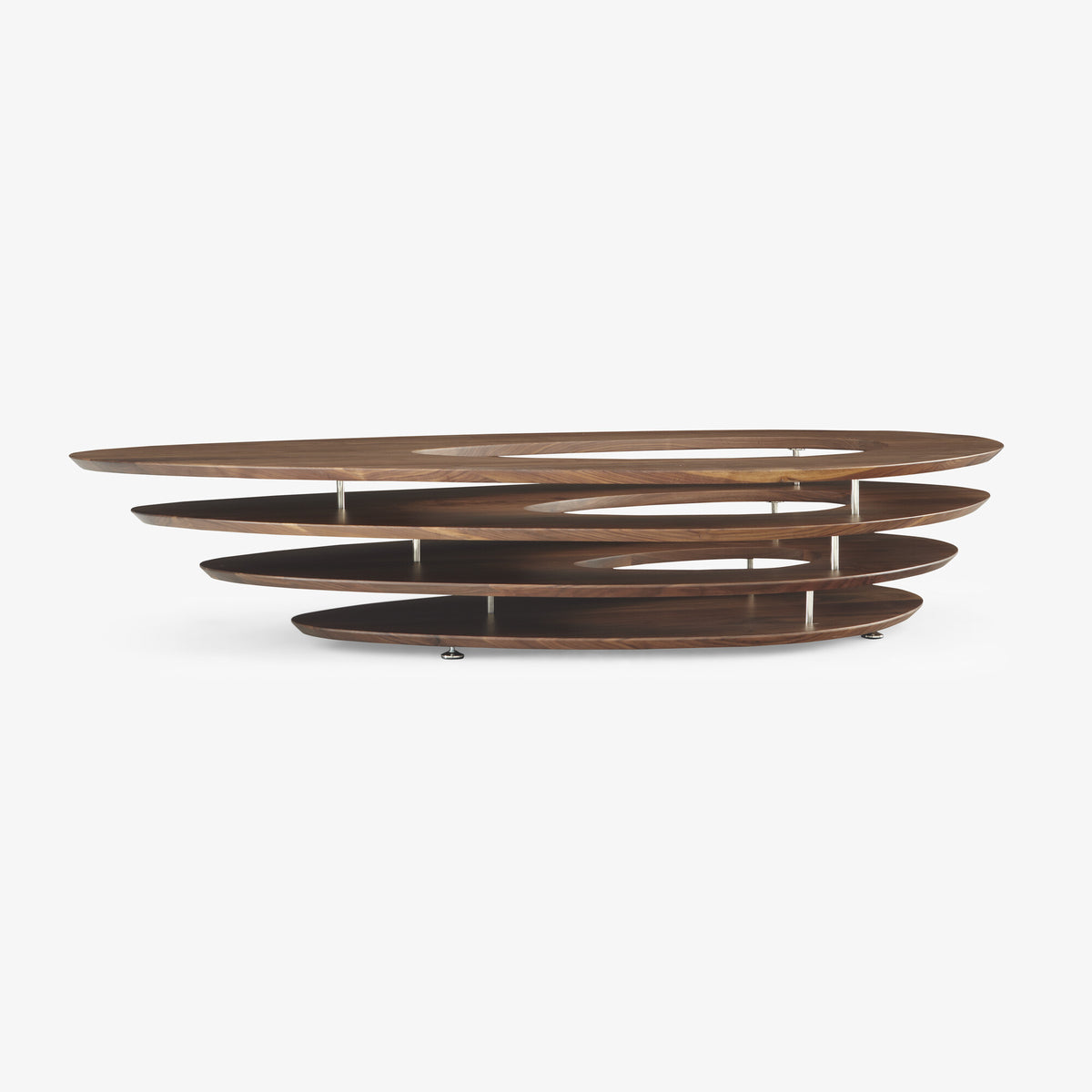 INTERSTICE - Table basse Noyer – Cinna – vue 2