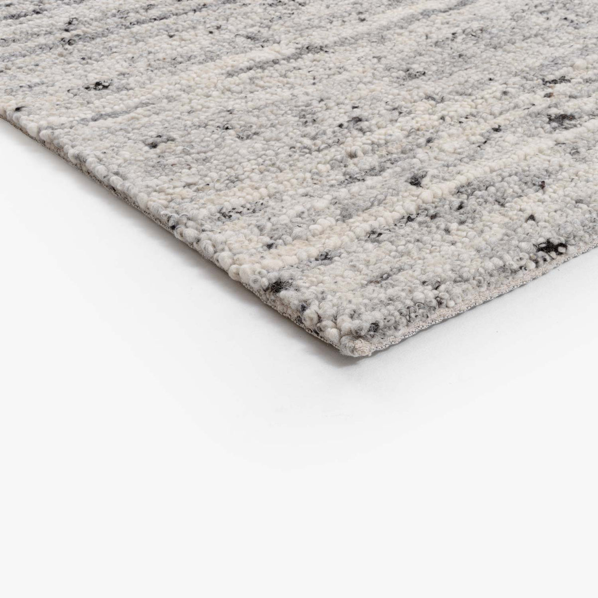 CURLY - Tapis gris clair