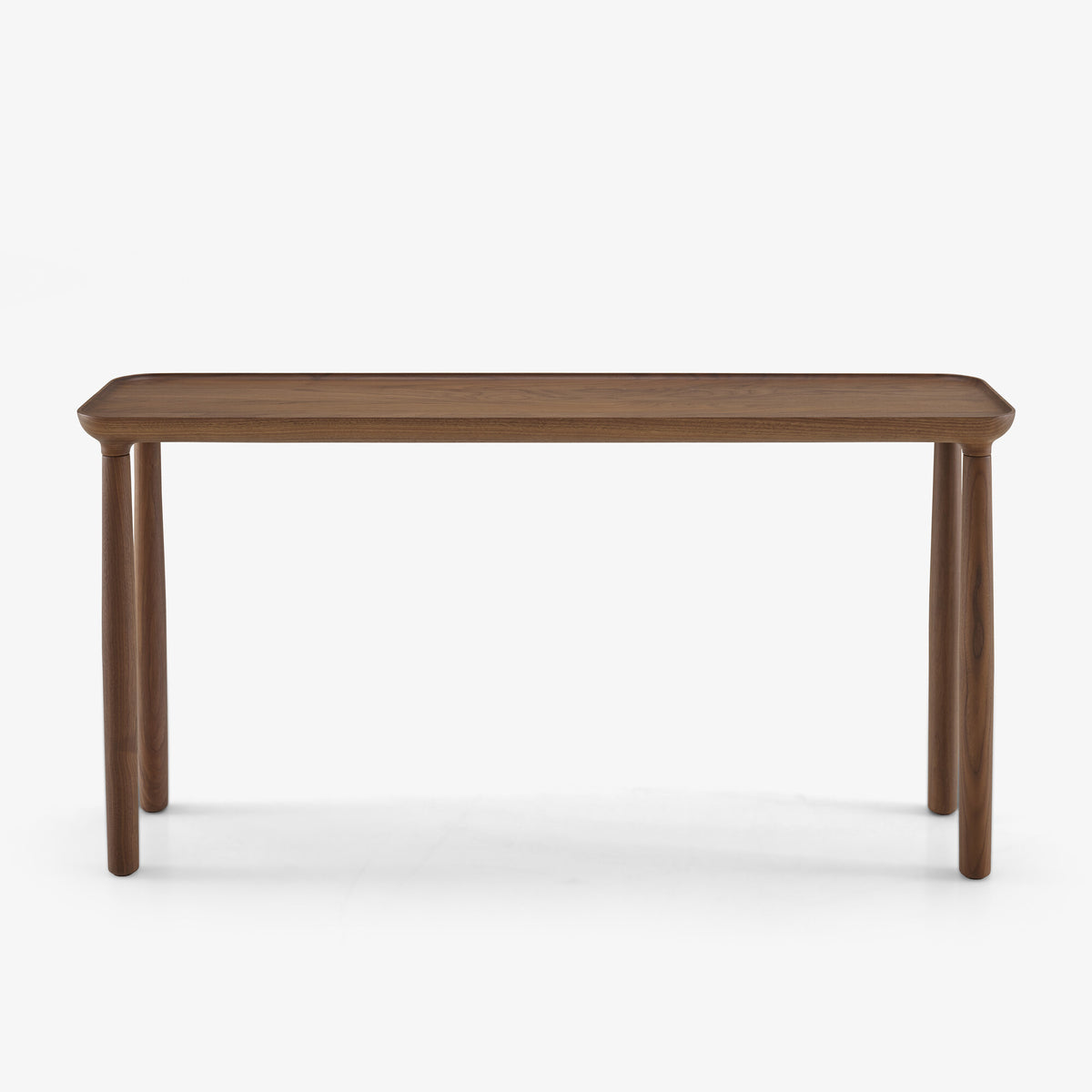 LOTIS - Table d'appoint hauteur 60 noyer américain massif