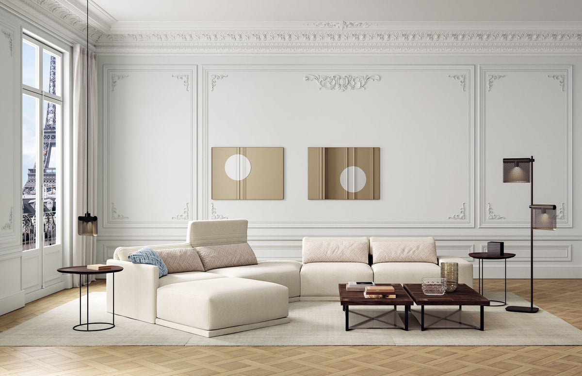 PEBBLE - Table d'appoint plateau concave