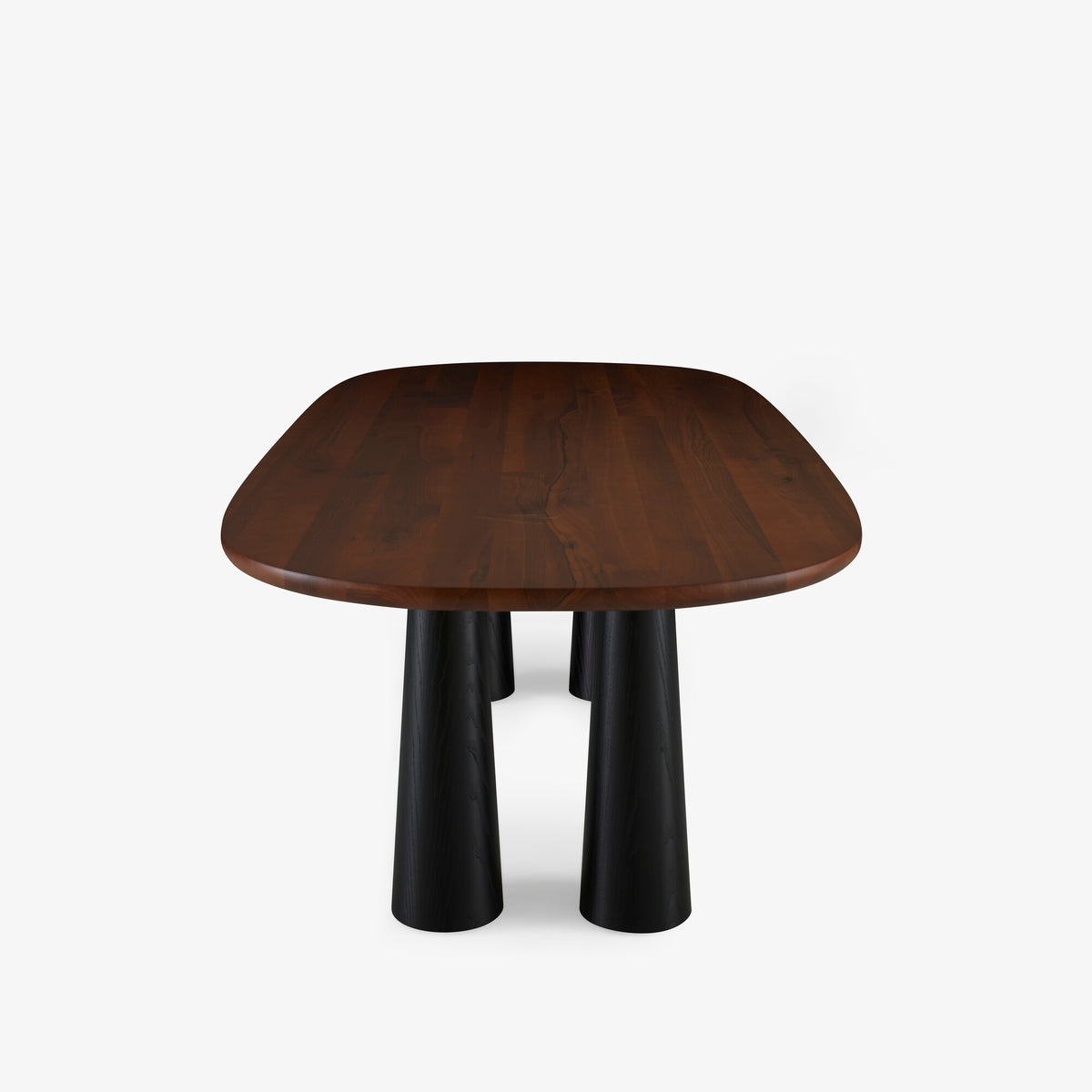 HASHIRA - Table de repas piétement frêne teinté noir (réf. 4213)
