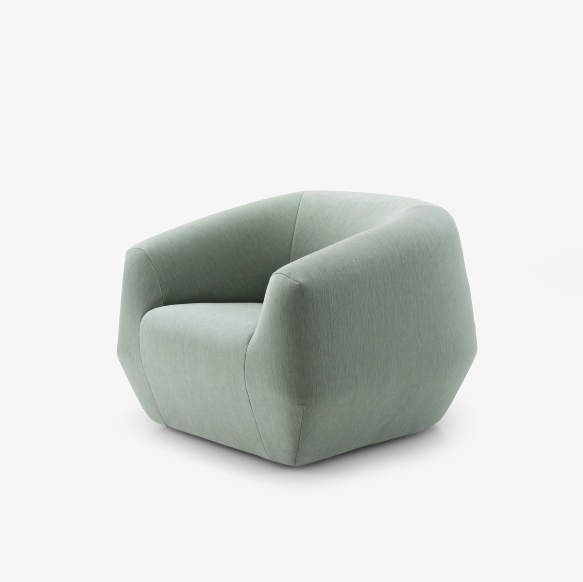 UNCOVER - Fauteuil pivotant version b - tissus extensibles