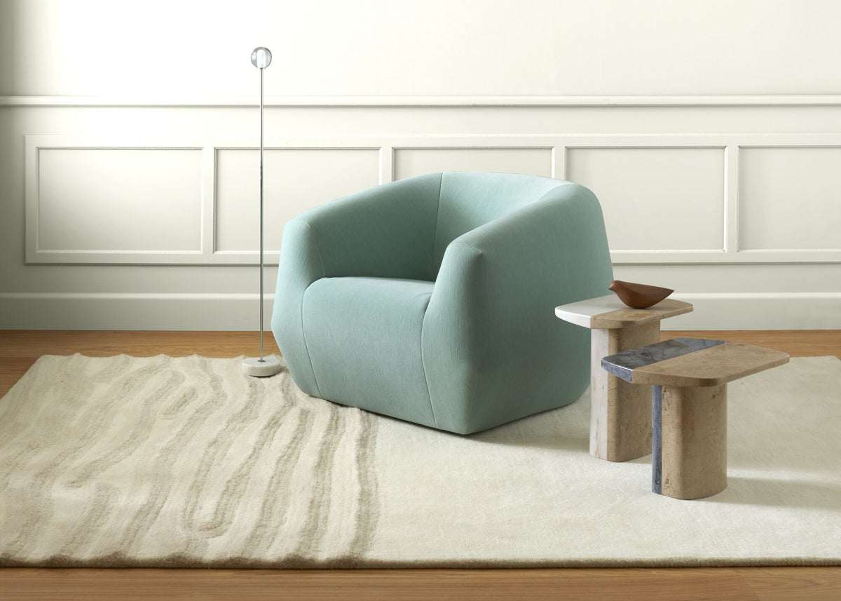 UNCOVER - Fauteuil pivotant version b - tissus extensibles