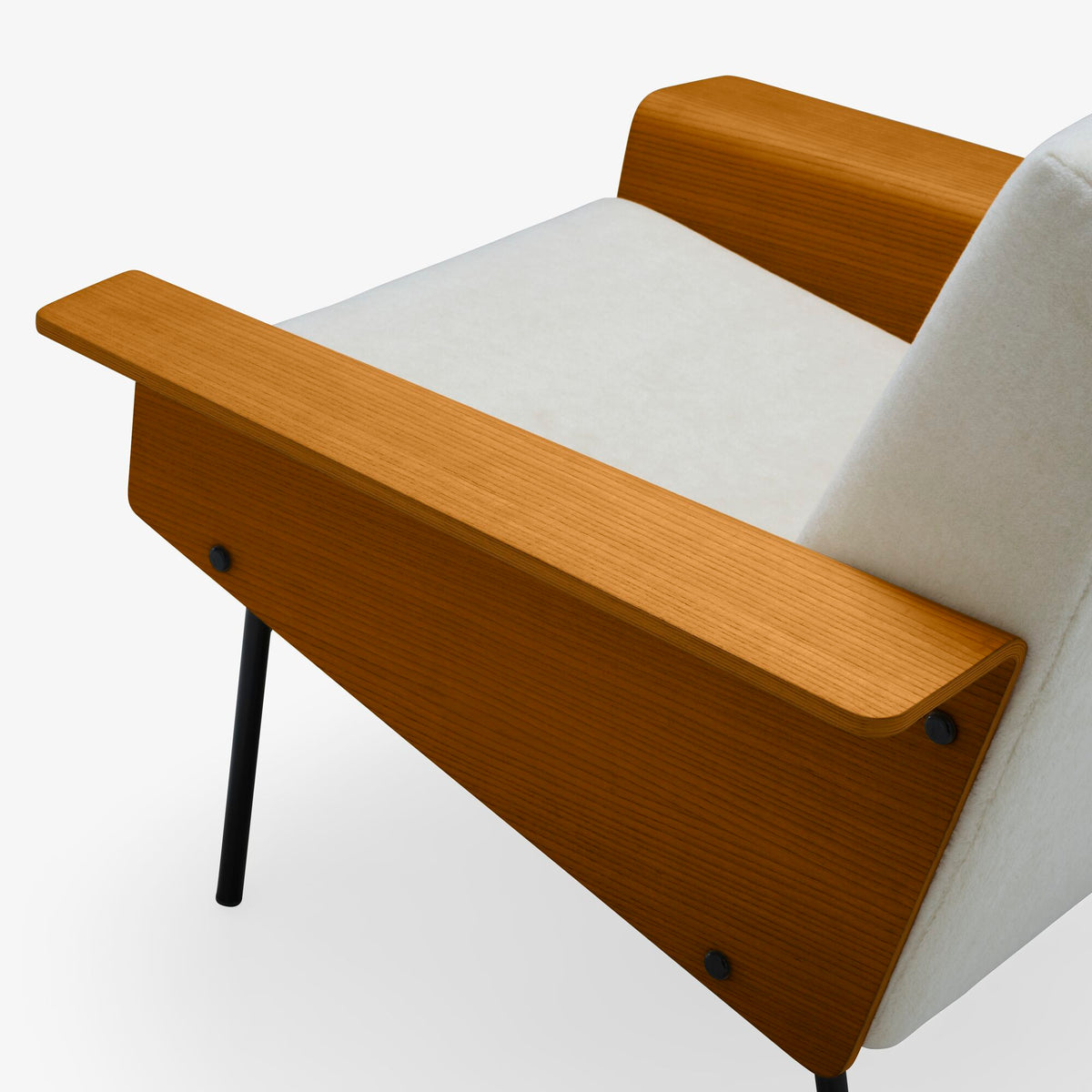 G10 - Fauteuil accoudoirs bois