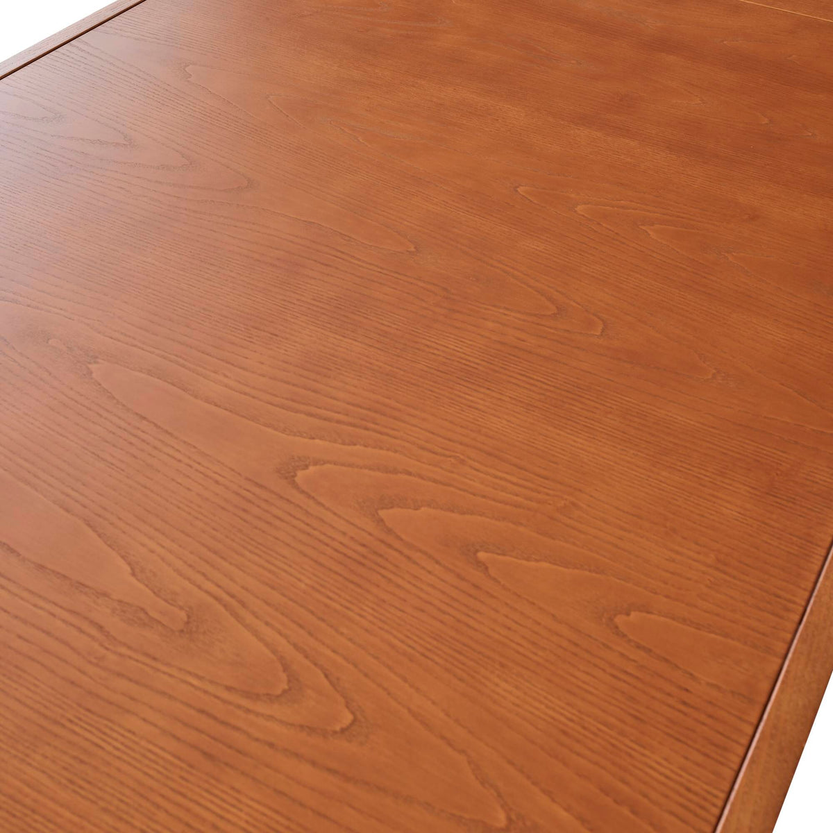 125 - Table de repas extensible frêne teinté guariche