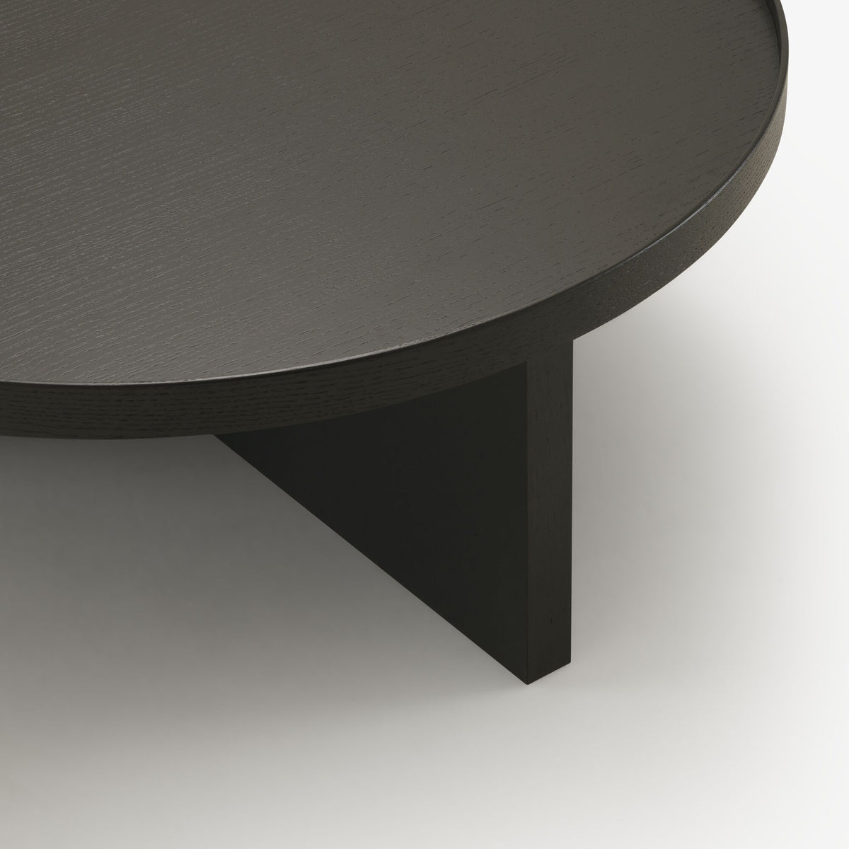 RUMAKI - Table basse frêne teinté noir