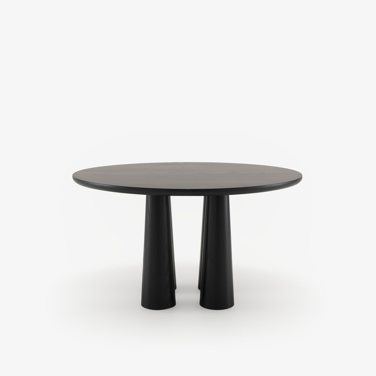 HASHIRA - Table de repas frêne teinté noir piétement frêne teinté noir
