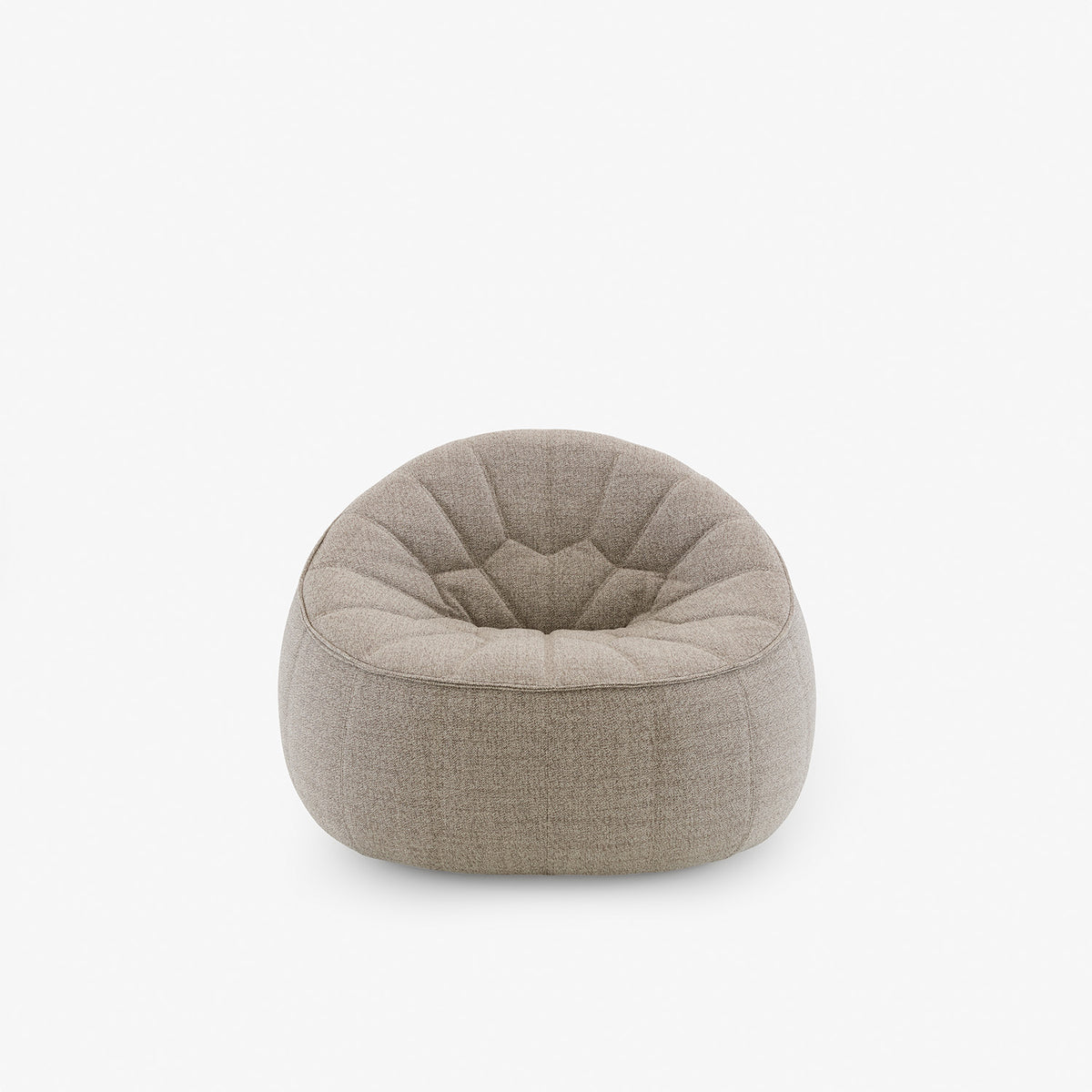 Ottoman - Fauteuil outdoor en tissu Tess Galet – Cinna Outdoor