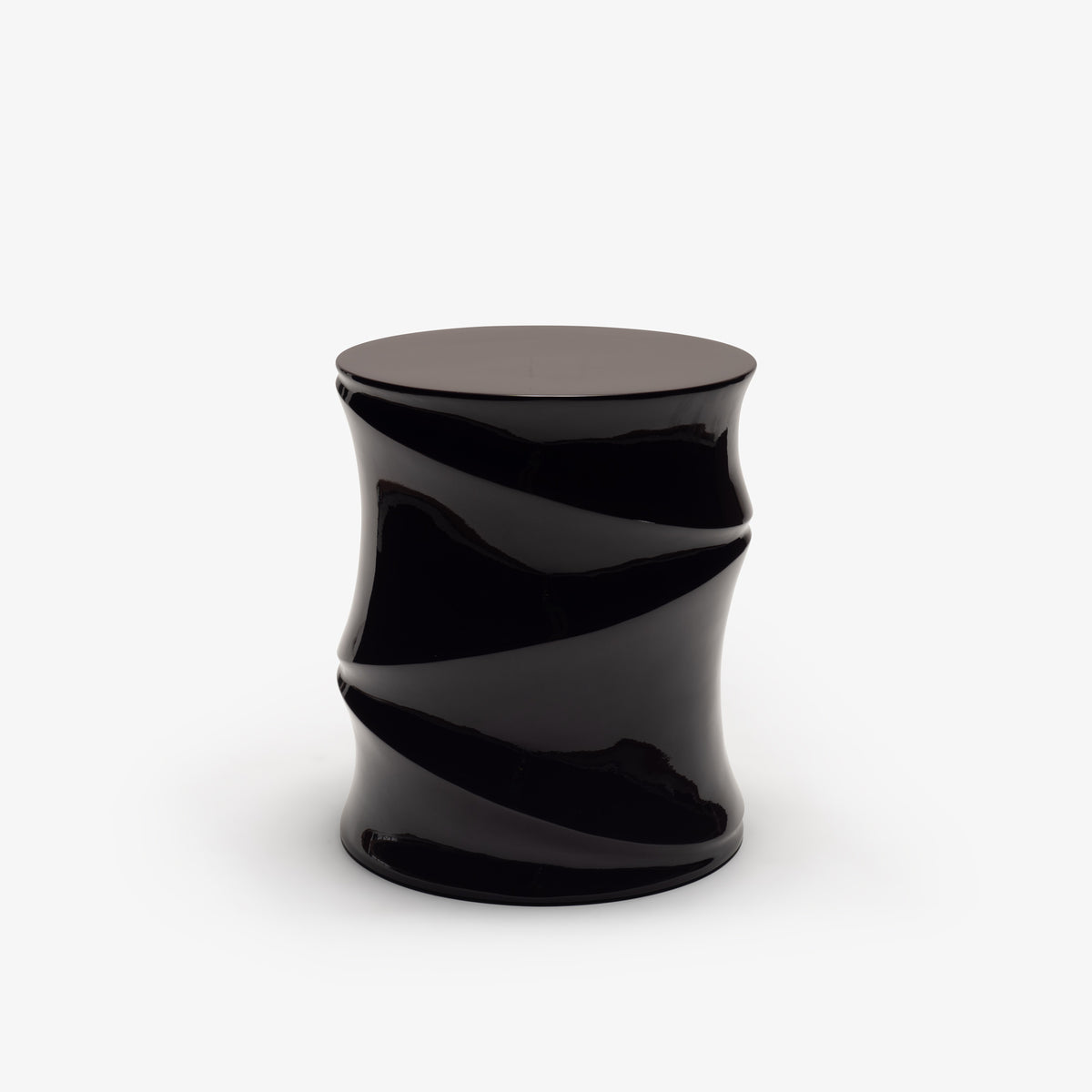SIMETI - Table d'appoint rouge noir