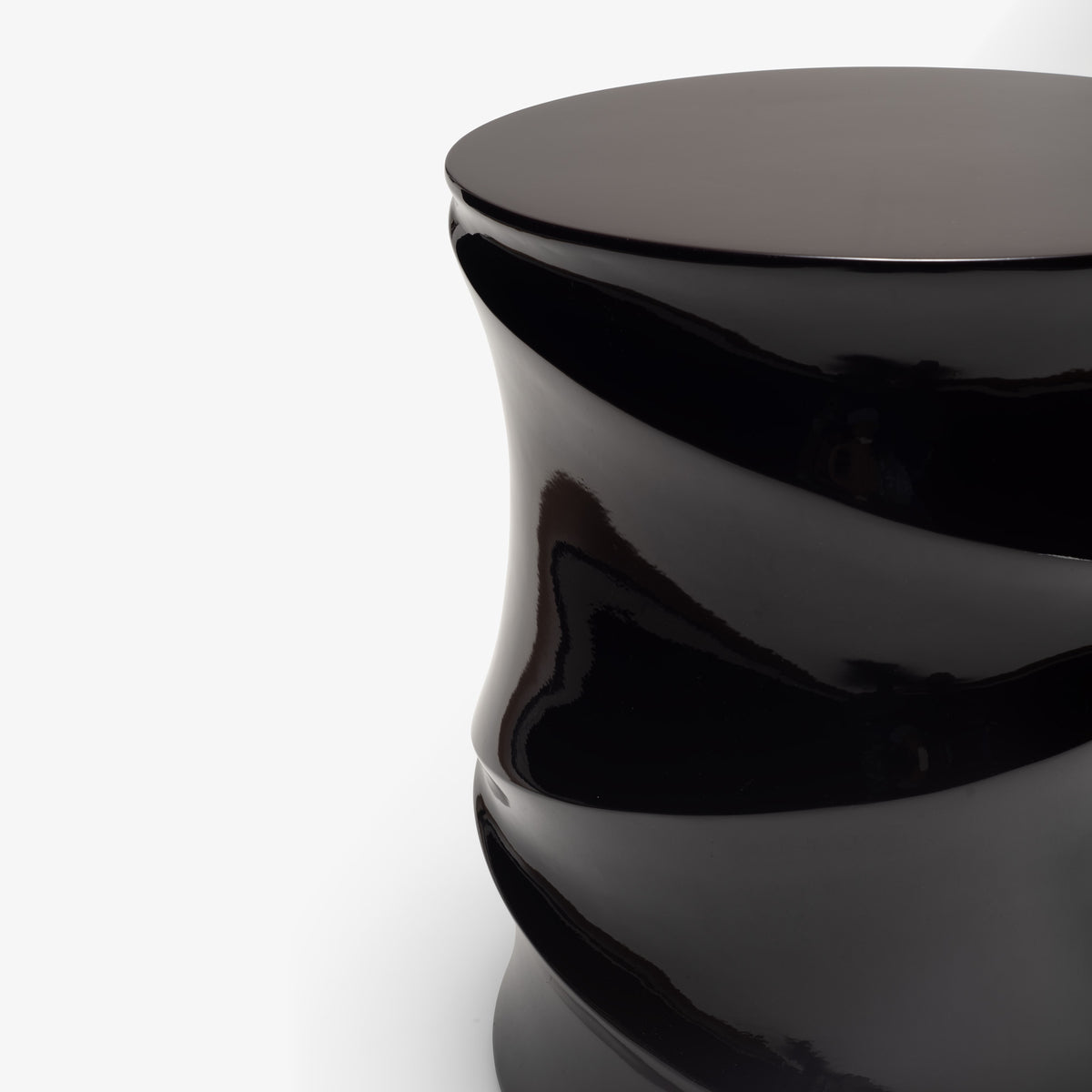 SIMETI - Table d'appoint rouge noir