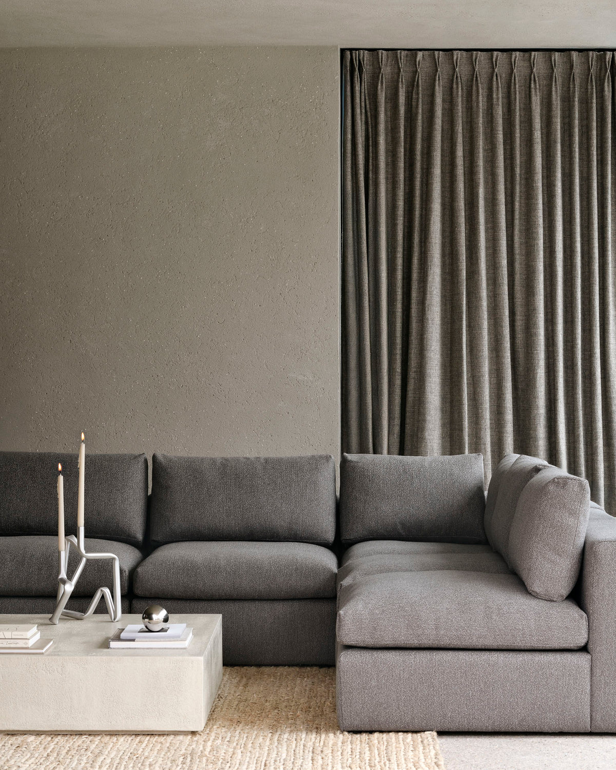 Canapé modulaire Mellow – 286 x 103 x 63 cm – ambiance