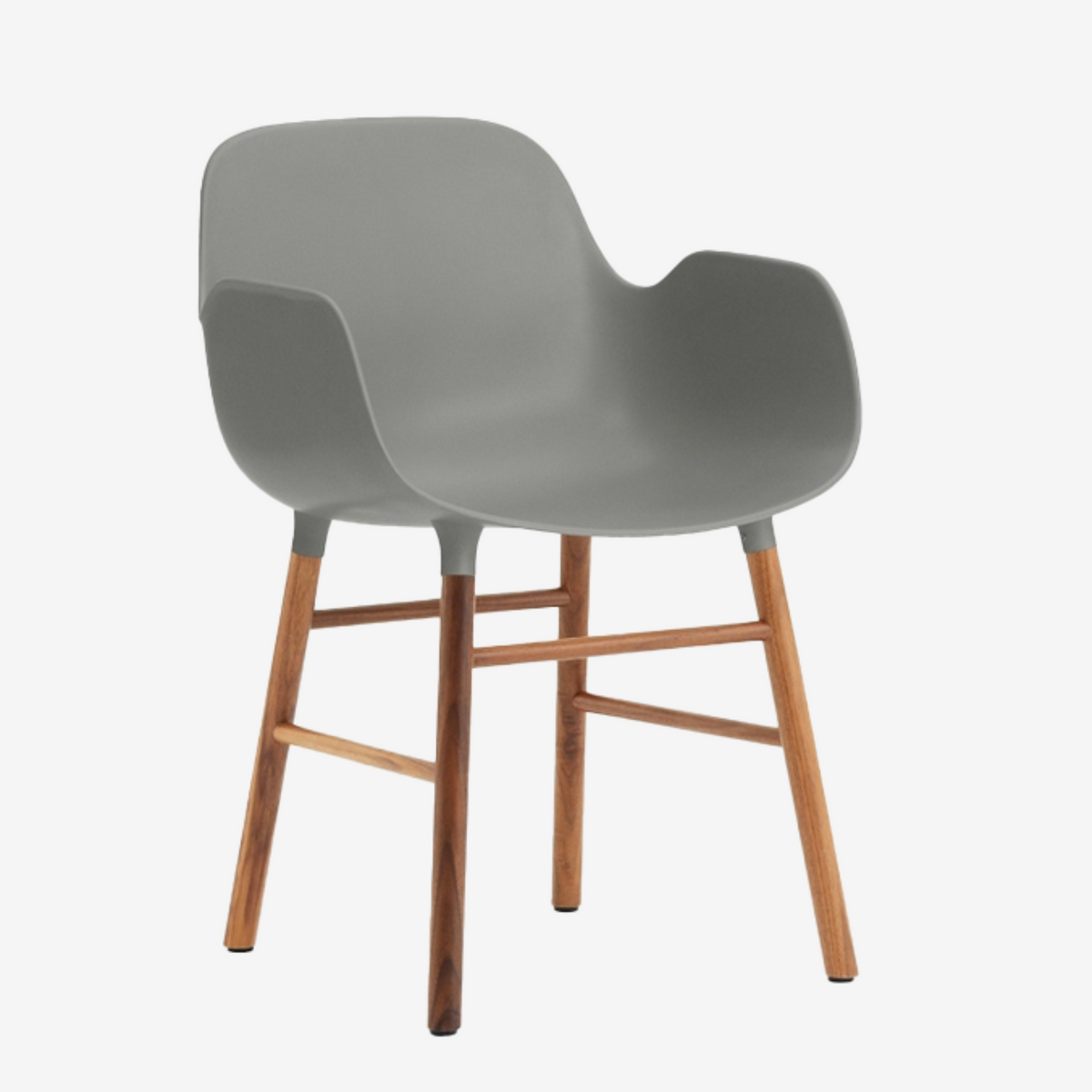 FORM - Fauteuil pieds noyer