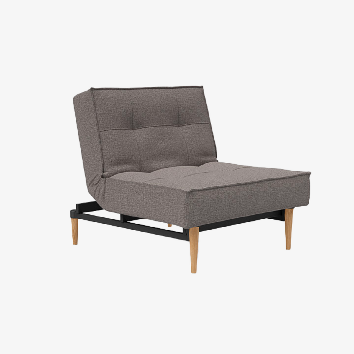 Fauteuil SPLITBACK d'Innovation Living en tissu Mixed Dance Grey