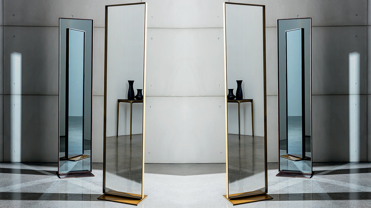 VISUAL SUR PIED - Miroir sur pied