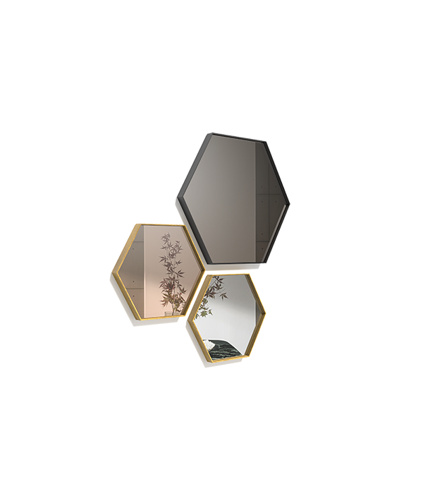 VISUAL HEXAGONAL - Miroir