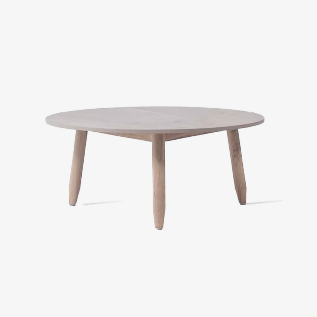 DAVID - Table basse ronde d'extérieur