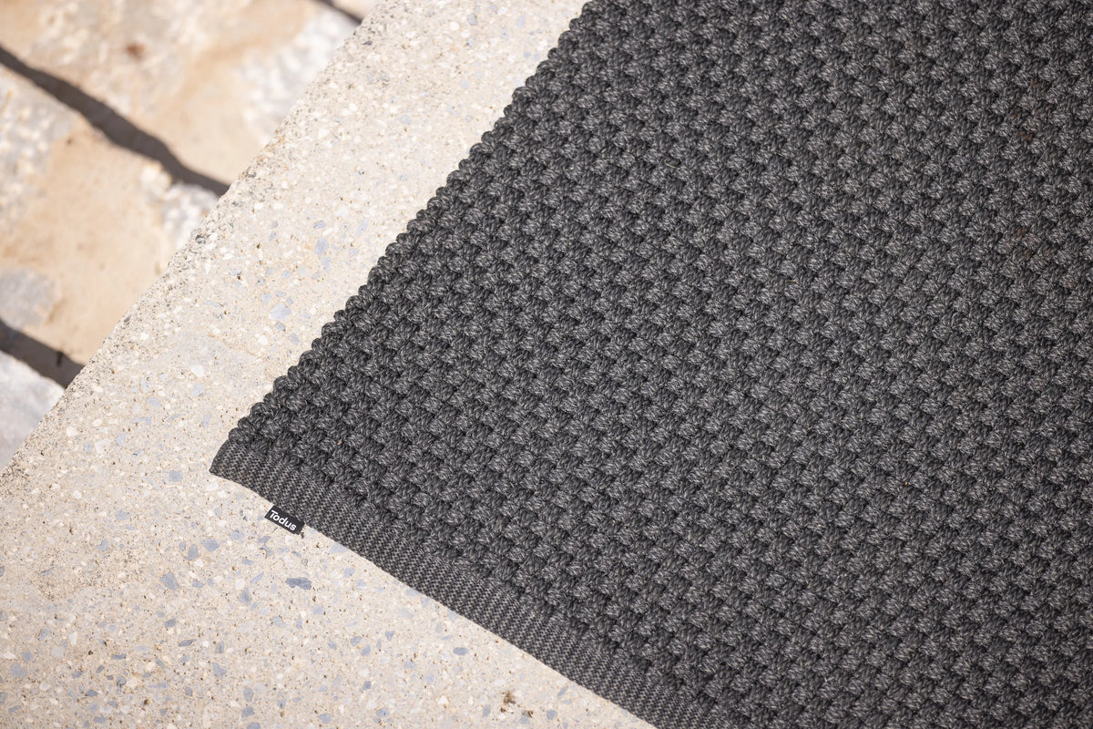 Tapis Agri extérieur Todus anthracite