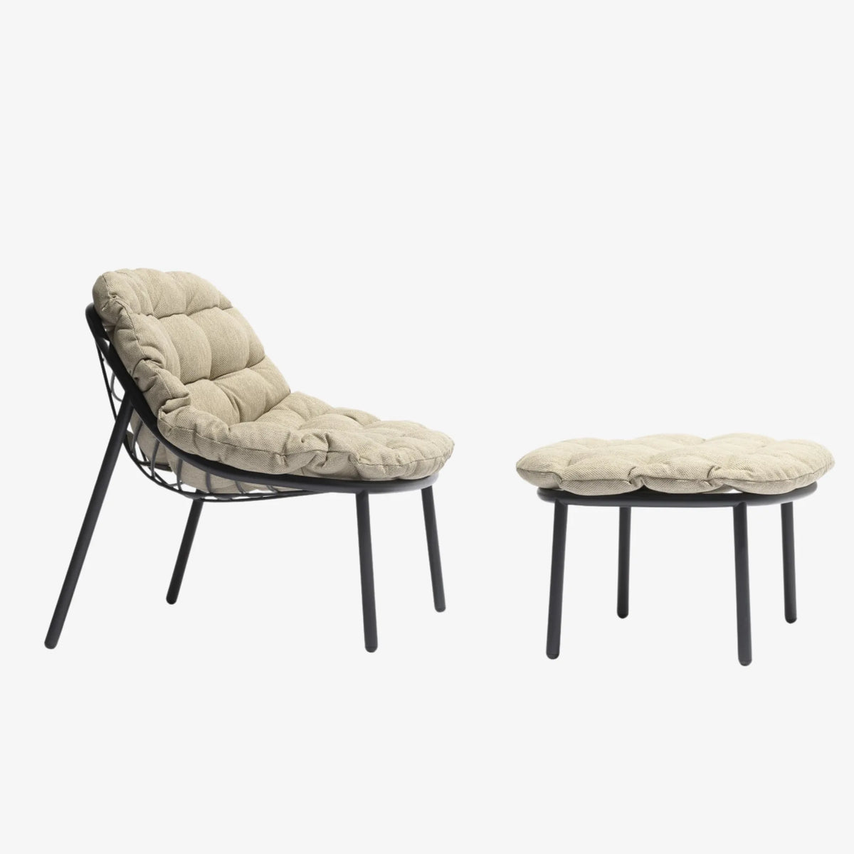 Albus fauteuil lounge bas extérieur outdoor Todus salon de jardin