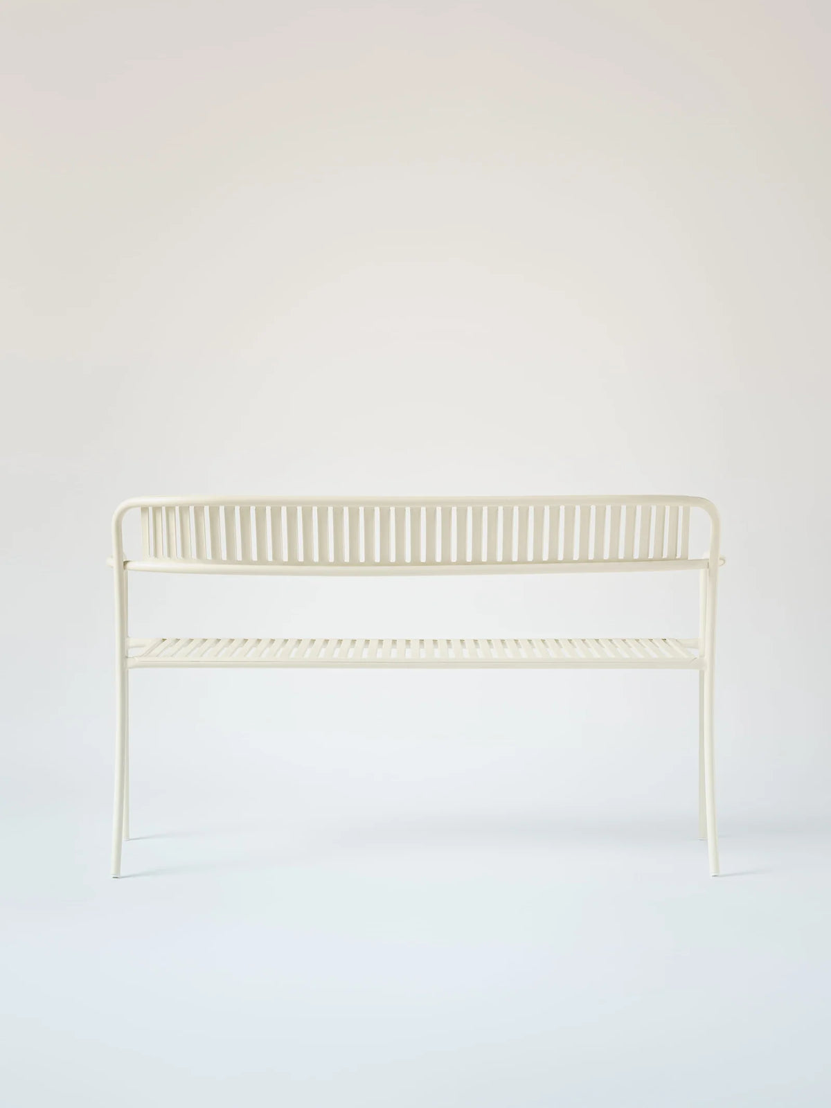PATIO - Banc avec dossier lames
