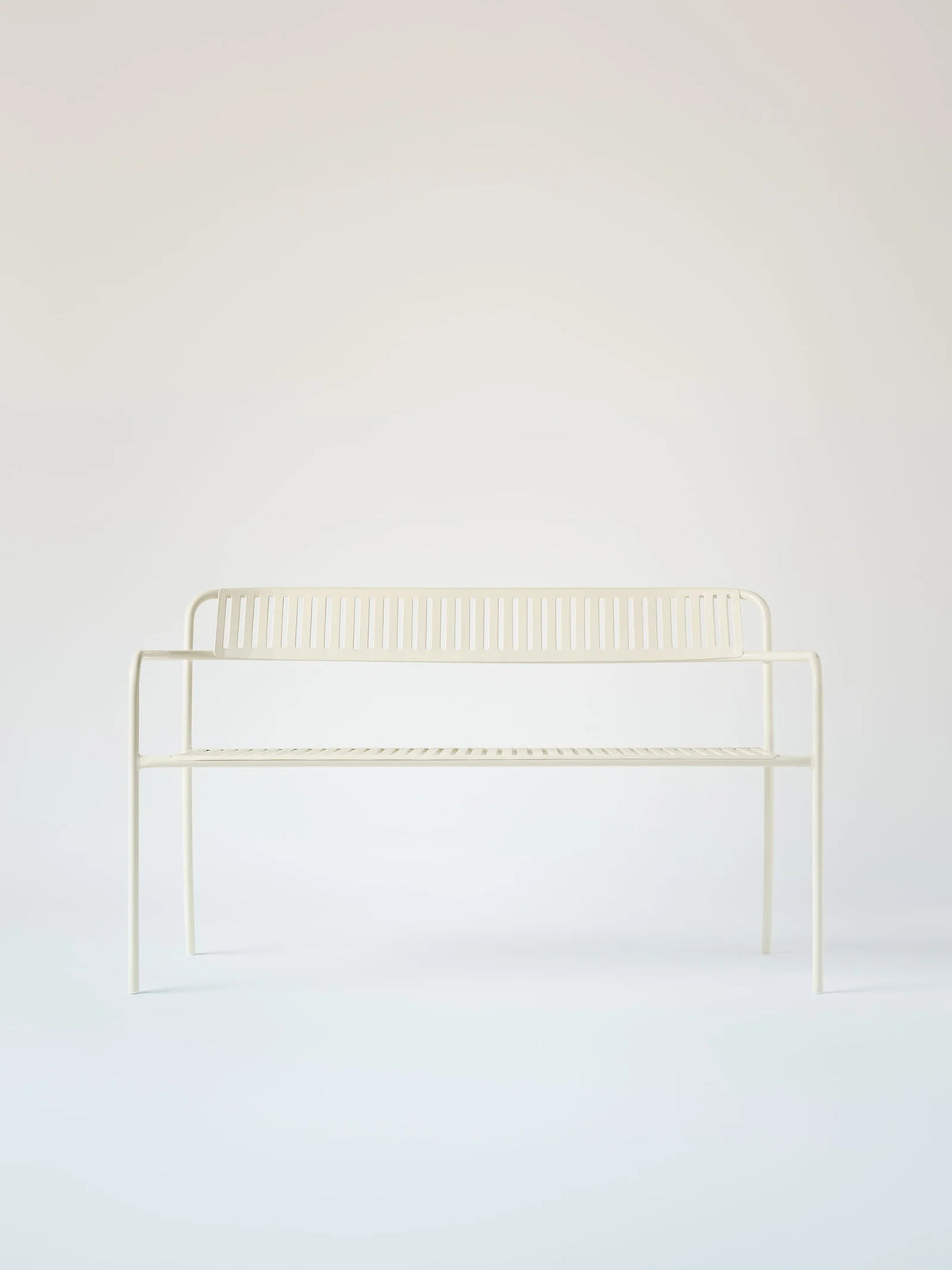 PATIO - Banc avec dossier lames