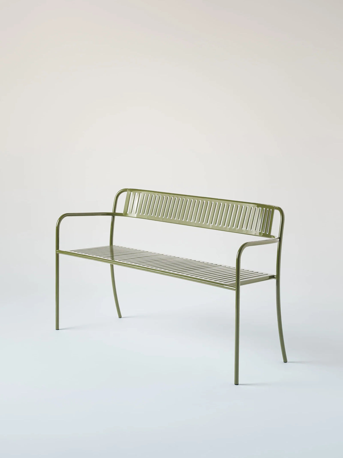 PATIO - Banc avec dossier lames