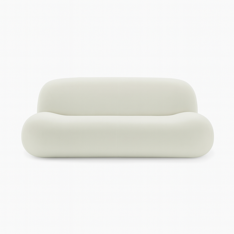 PUKKA - Canapé en tissu Capa col. Ecru