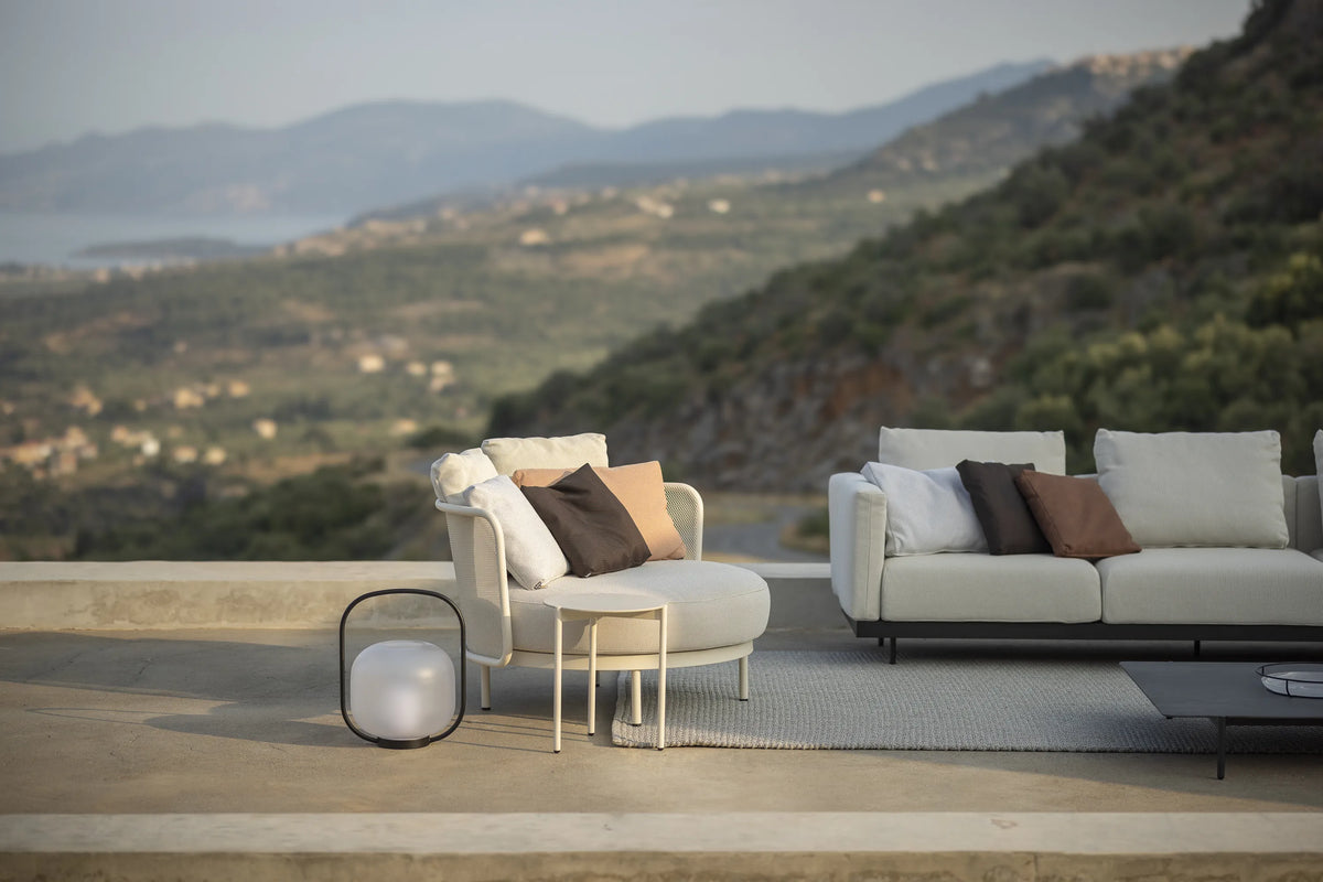 Fauteuil rond Baza salon de jardin extérieur Todus