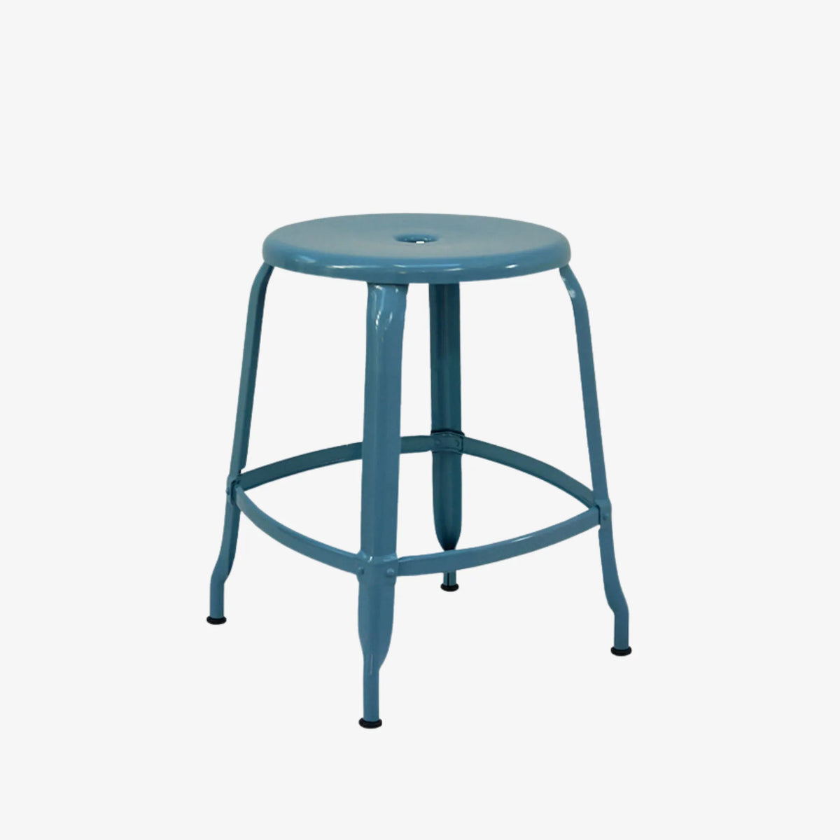 Tabouret acier Chaise Nicolle H45 cm