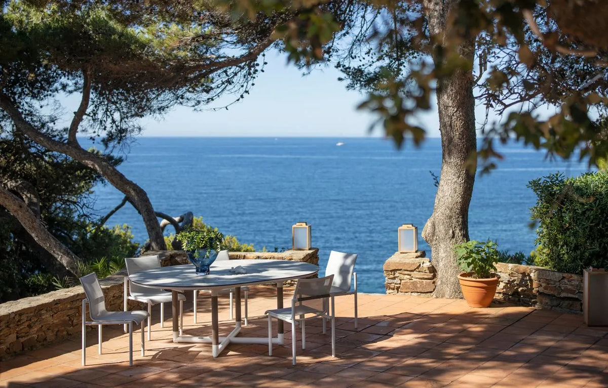 BASTINGAGE - Table repas extérieur extensible