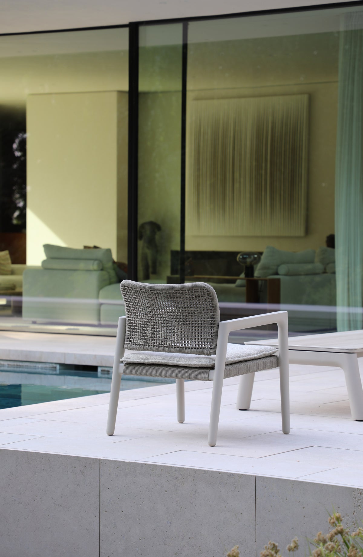 NIDO - Chaise lounge Warm White