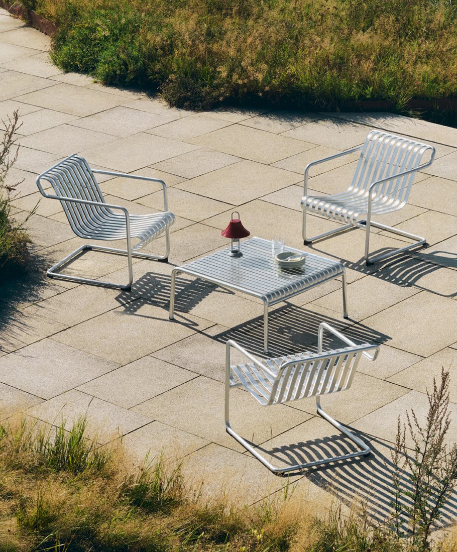 Fauteuil lounge Palissade Cantilever Low HAY
