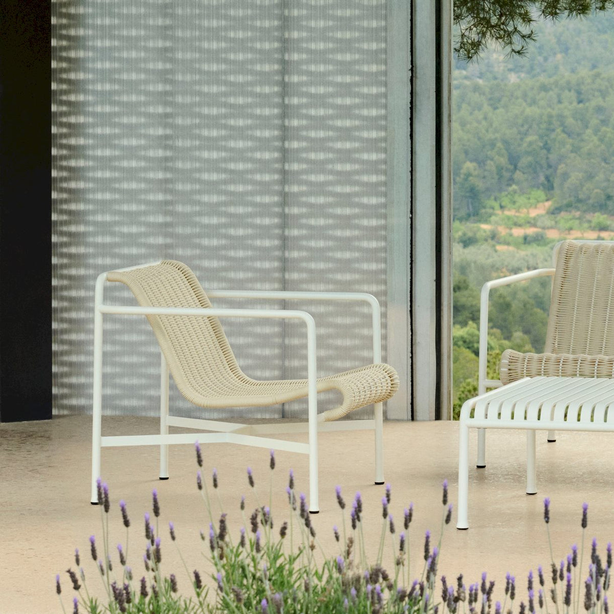 Fauteuil lounge Palissade Cord Low HAY