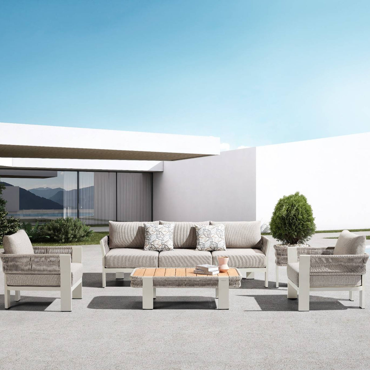 ROCCA - Table basse Warm White