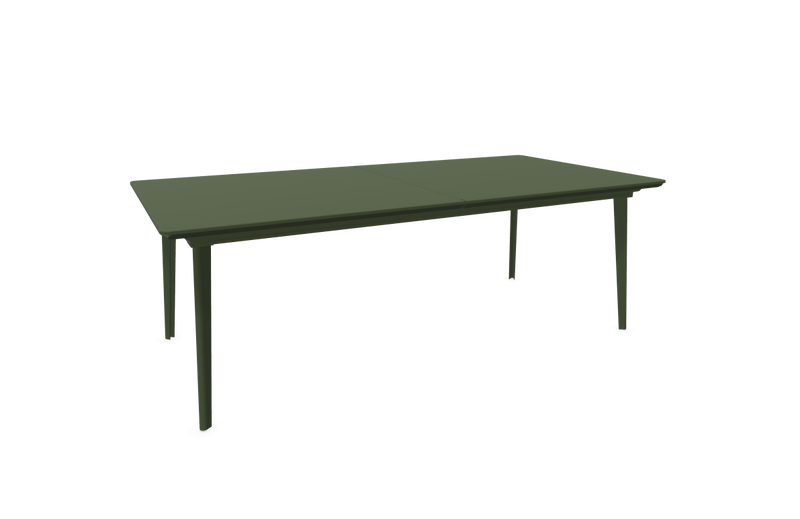 PLUS 4 IMPERIALE - Table extensible 220/330 col. Vert militaire / Modèle d'exposition