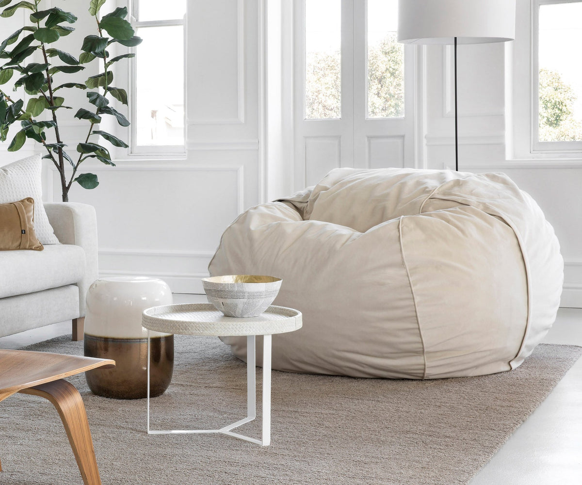 Pouf intérieur - Velours côtelé