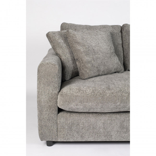 Accoudoir et coussin du canapé SENSE de Zuiver en tissu gris