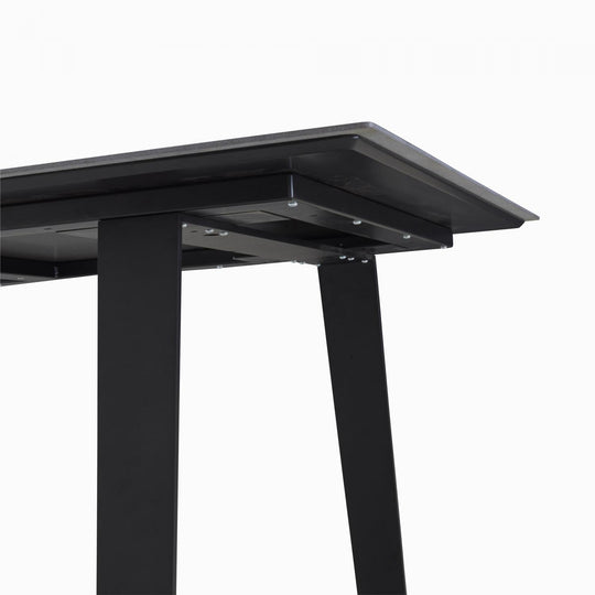 VILNA - Table repas 240x100 - grès anthracite
