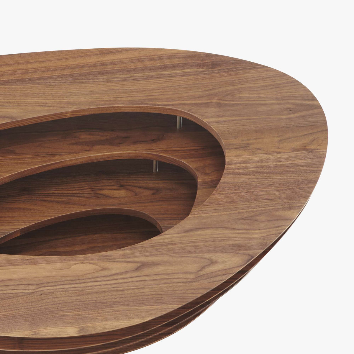 INTERSTICE - Table basse Noyer – Cinna – vue 3