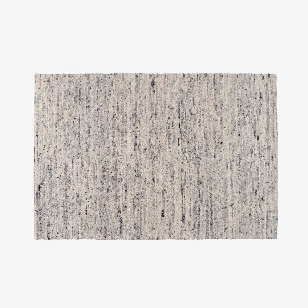 CURLY - Tapis gris clair