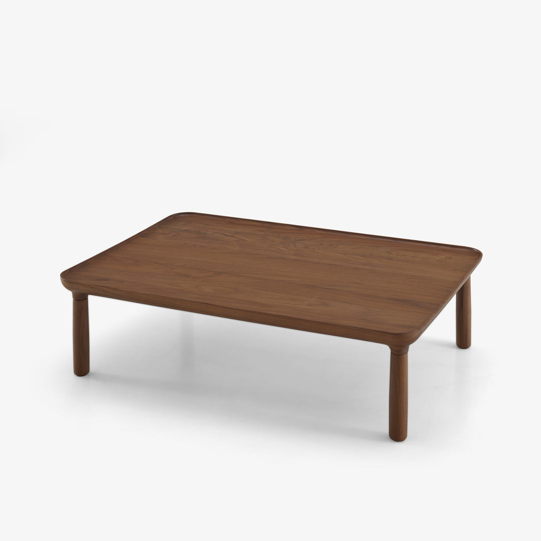 LOTIS - Table d'appoint hauteur 24 noyer américain massif