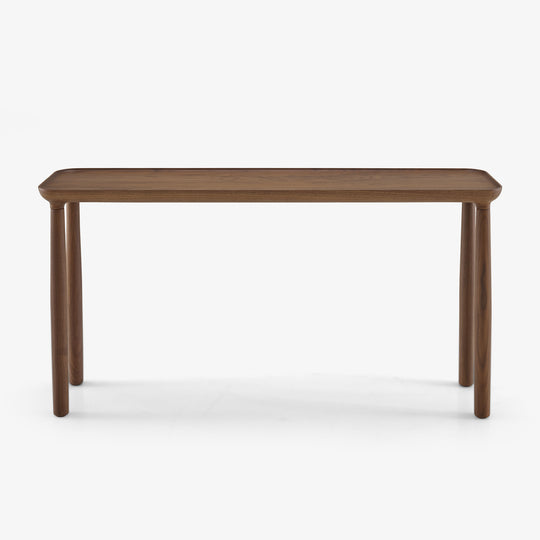 LOTIS - Table d'appoint hauteur 60 noyer américain massif