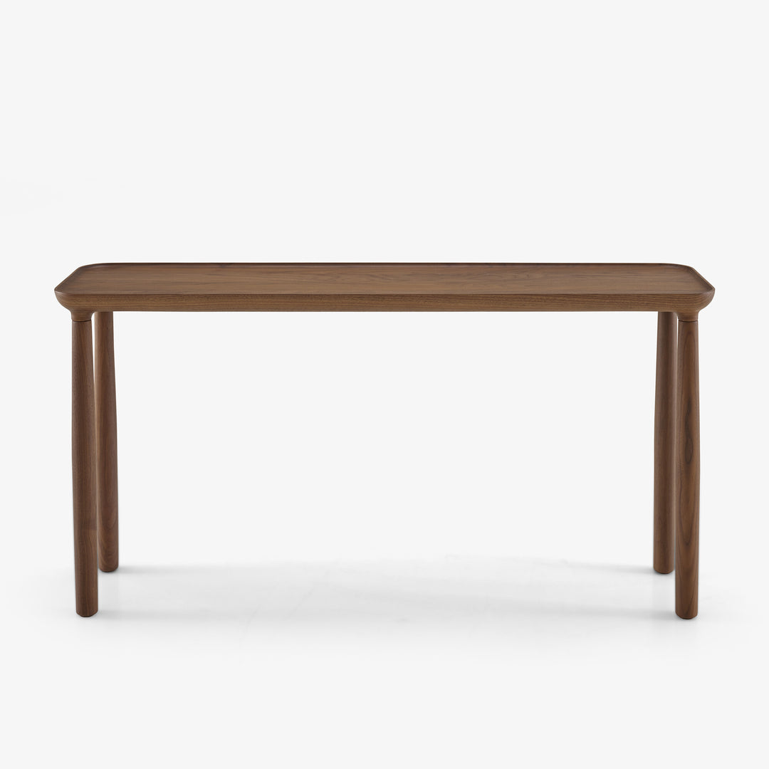 LOTIS - Table d'appoint hauteur 60 noyer américain massif