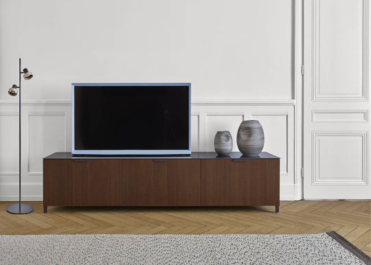 SELVANS - Meuble tv 1 tiroir + 1 abattant