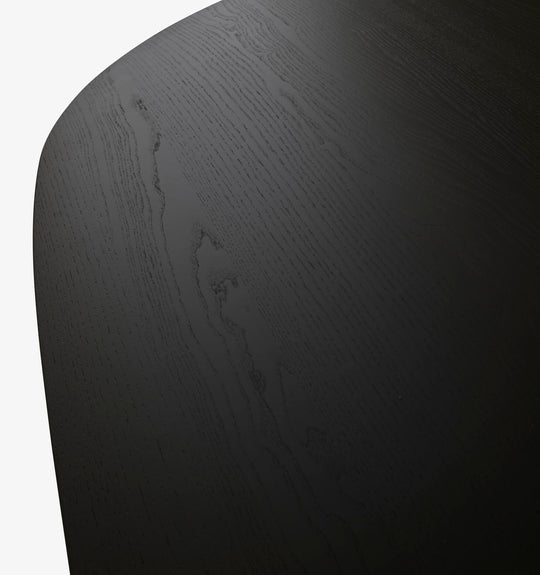 HASHIRA - Table de repas piétement frêne teinté noir (réf. 4213)