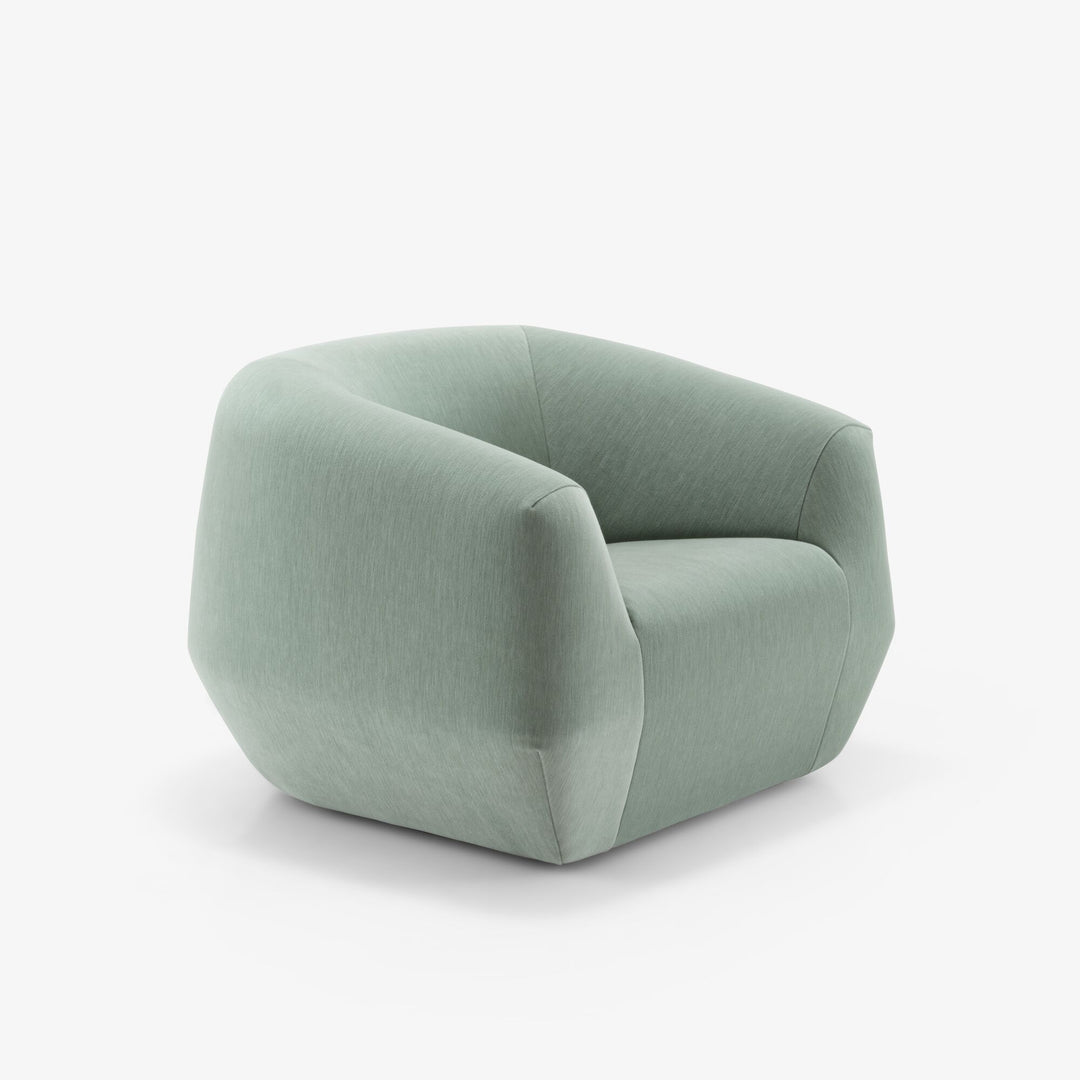 UNCOVER - Fauteuil pivotant version b - tissus extensibles