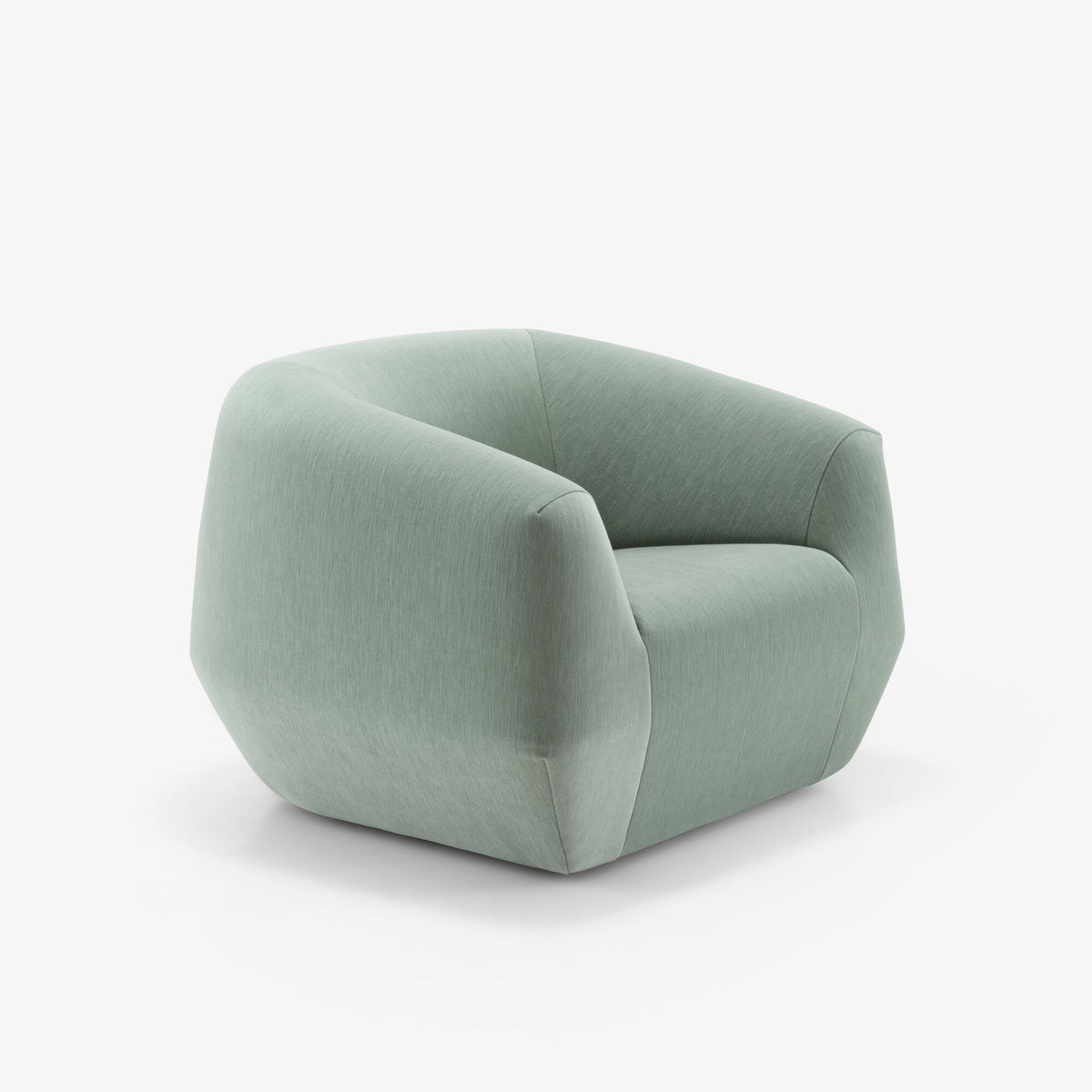 UNCOVER - Fauteuil pivotant version b - tissus extensibles