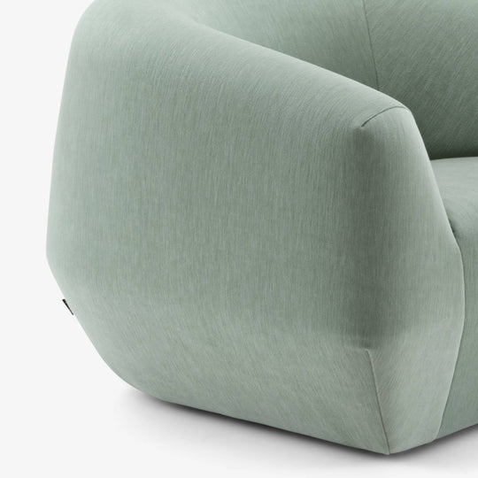 UNCOVER - Fauteuil pivotant version b - tissus extensibles